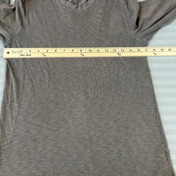 American Giant Shirt Womens Small Gray Long Sleeve Crewneck 100% Cotton USA - Picture 7 of 12